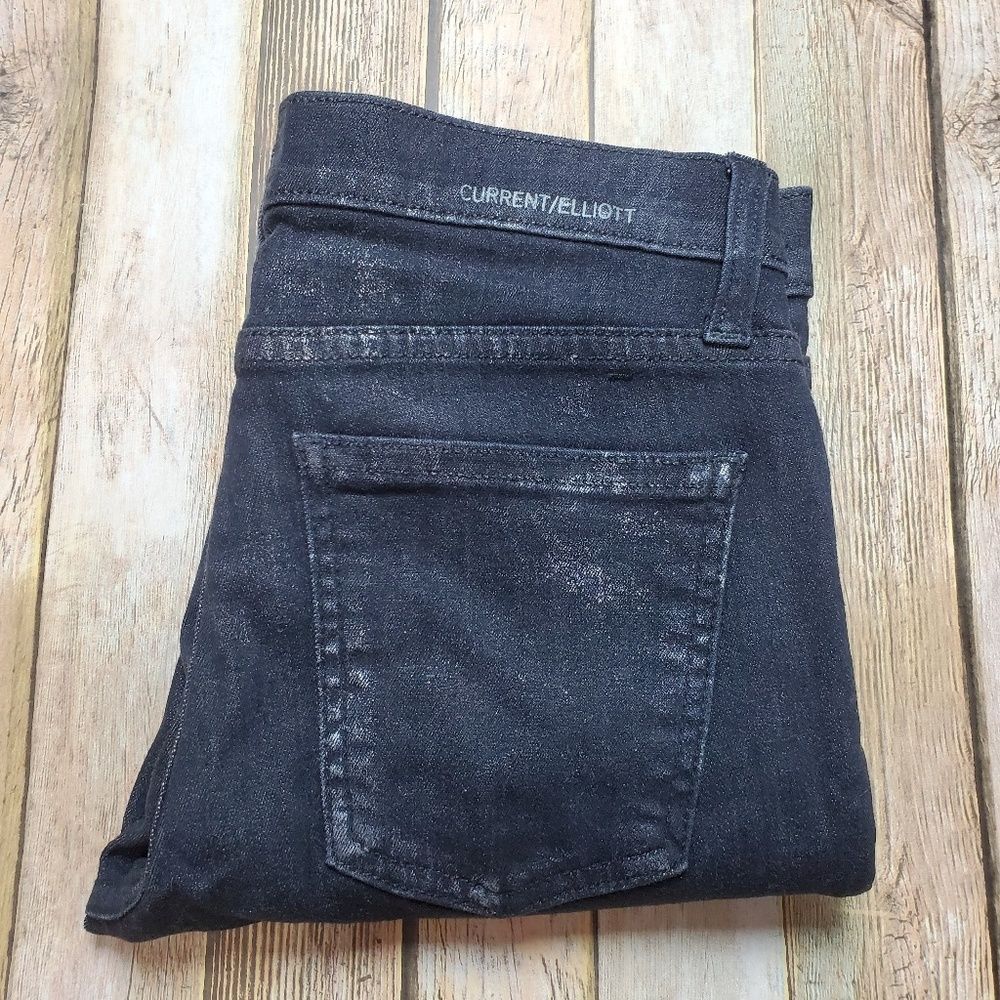 Current/Elliott Womens Stiletto Highland Leopard Skinny Size 27